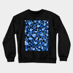 Abstract Bubble Design Crewneck Sweatshirt